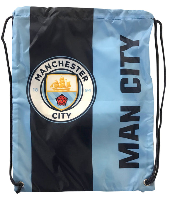 MANCHESTER CITY FC LOGO DRAWSTRING CINCH BAG