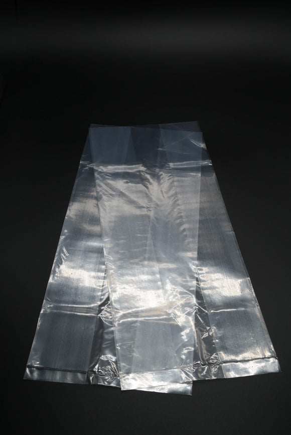 Tripact LDPE Clear Poly Bags Gusseted Bags - 5.5