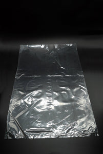 Tripact LDPE Clear Flat Poly Bags Gusseted Bags - 12" x 18" - 1 mil  100pcs