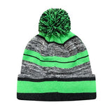 Mexico Country Soccer Unisex Pom Pom Beanie Green