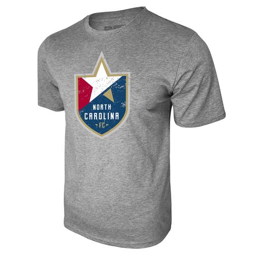 USL North Carolina FC Logo Tee - Heather Gray