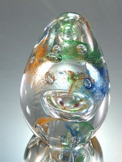 M Design Art Handcraft Glass Millefiori Heart Handcraft Paperweight 02