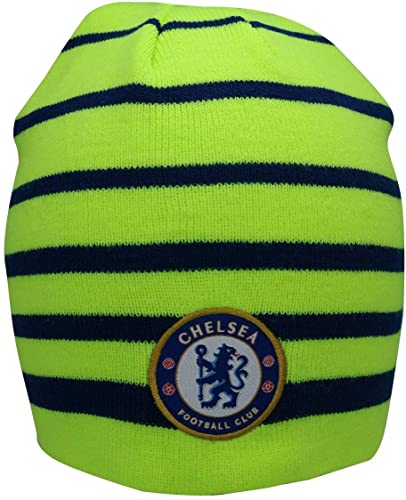 Chelsea F.C. Official Licensed Soccer Beanie - Neon/Blue