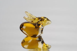 M Design Art Handcraft GlassButterfly Green Paperweight 02