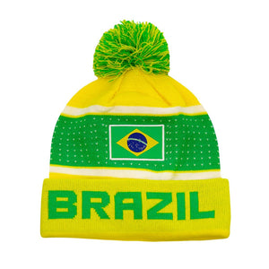 Icon Sports Brazil Adult Winter Soccer Beanie
