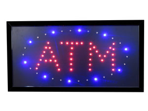 19x10 Neon Sign LED Lighting - 2 Swtiches: Power & Animation for Business Identification by Tripact Inc - ATM