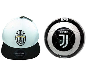 Icon Sports Juventus Official Soccer Cap & Ball Size 5 - 14-2
