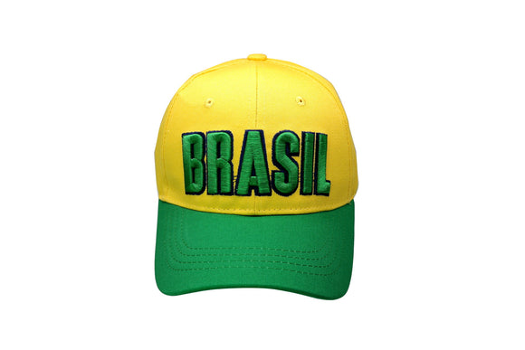 Icon Sports Group 2019 Brazil Cap Hat  Soccer World cup Adults Mens 01-9