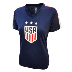 Icon Sports Group U.S.Soccer USWNT Women's Alex Morgan Polymesh Tee   US34-N