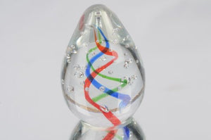 M Design Art Handcraft GlassRuby Fish Sculpture