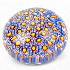 M Design Art Handcraft 3 Bubbles Floating Through a Field Paperweight