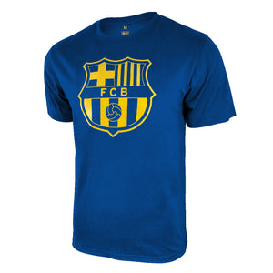 Icon Sports Men FC Barcelona Officially Licensed Soccer T-Shirt Cotton Tee -05