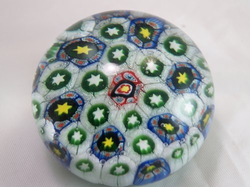 M Design Art Handcraft Glass Millefiori Paperweight 05