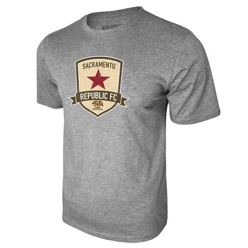 USL Sacremento Republic FC Tee - Heather Gray