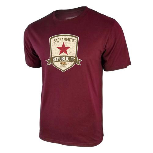 USL Sacremento Republic FC Tee - Burgundy