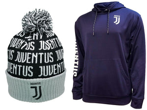 Icon Sports Juventus Soccer Hoodie and Beanie combo 03