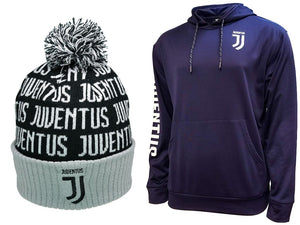 Icon Sports Juventus Soccer Hoodie and Beanie combo 01-3