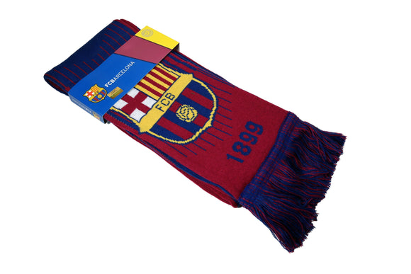 FC Barcelona Authentic Official Licensed Product Soccer Scarf - 01-1