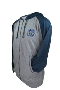 Icon Sports Group FC Barcelona Zipper Official Soccer Summer Hoodie 002