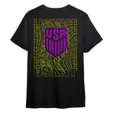U.S. SOCCER CITY LIGHTS BLACK T-SHIRT