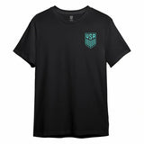 U.S. SOCCER CITY LIGHTS BLACK T-SHIRT