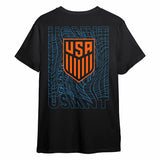 U.S. SOCCER CITY LIGHTS BLACK T-SHIRT