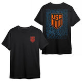 U.S. SOCCER CITY LIGHTS BLACK T-SHIRT