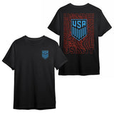 U.S. SOCCER CITY LIGHTS BLACK T-SHIRT