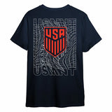 U.S. SOCCER CITY LIGHTS NAVY T-SHIRT