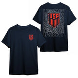 U.S. SOCCER CITY LIGHTS NAVY T-SHIRT