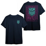 U.S. SOCCER CITY LIGHTS NAVY T-SHIRT
