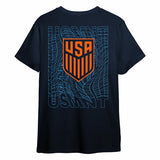 U.S. SOCCER CITY LIGHTS NAVY T-SHIRT