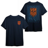 U.S. SOCCER CITY LIGHTS NAVY T-SHIRT