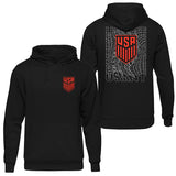 U.S. SOCCER CITY LIGHTS BLACK HOODIE