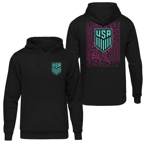 U.S. SOCCER CITY LIGHTS BLACK HOODIE