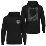 U.S. SOCCER CITY LIGHTS BLACK HOODIE