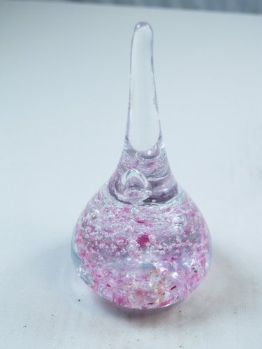 M Design Art Handcraft Gold Speckle Geyser Paperweight