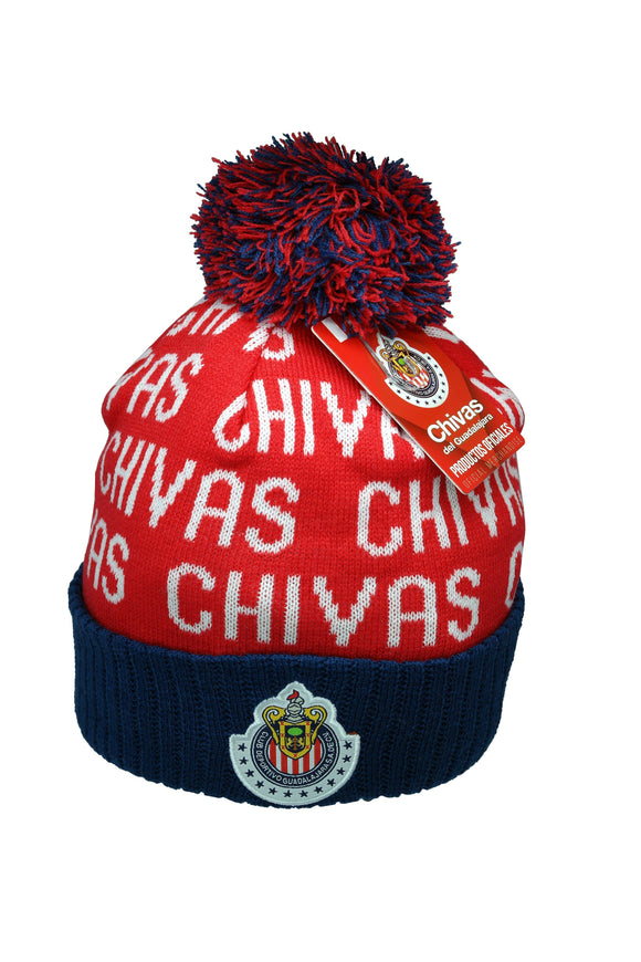 Icon Sports Chivas De Guadalajara Officially Licensed Soccer Beanie CH38BN 01