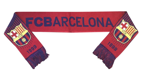 Icon Sports FC Barcelona Officially Licensed Product Soccer Scarf - 1-4