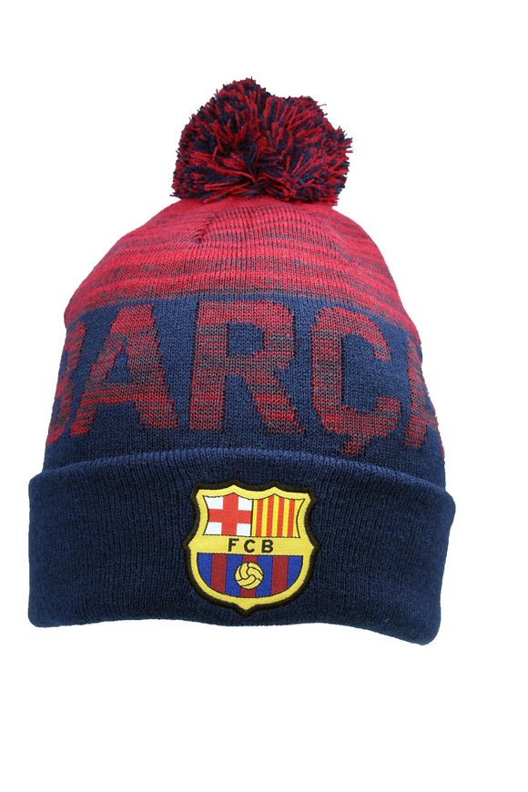 Icon Sports FC Barcelona Official Licensed Adult Winter Soccer Beanie 02-1