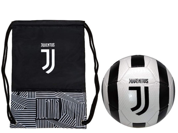 Icon Sports Juventus Official Soccer Cinch Bag & Ball Size 5 - 16-2