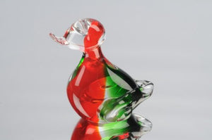 M Design Art Handcraft GlassFish Family Paperweight