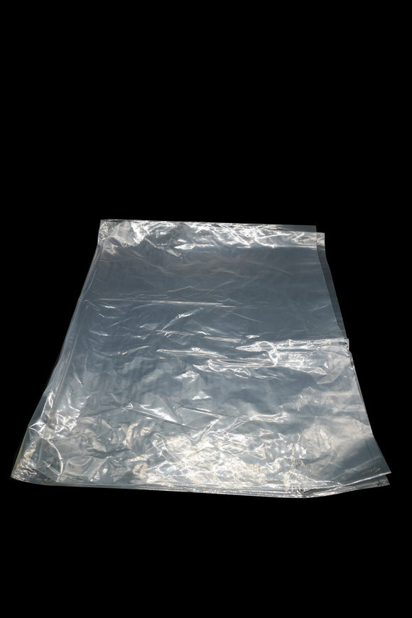 Tripact LDPE Clear Flat Poly Bags Gusseted Bags - 20