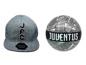 Icon Sports Juventus Official Soccer Cap & Ball Size 5 - 11-3