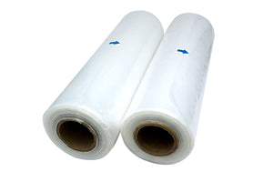 Tripact 11" x 17" LDPE Clear Plastic Flat Open Poly Bag Roll 1.25 mil - 2 Roll (256pcs) 01
