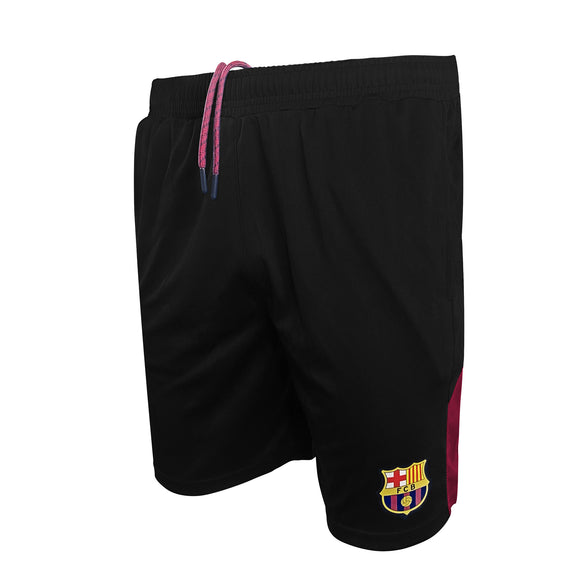 Icon Sports Men's FC Barcelona Officially Licensed Poly Soccer Shorts -03