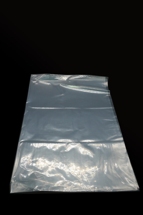 Tripact LDPE Clear Flat Poly Bags Gusseted Bags - 18