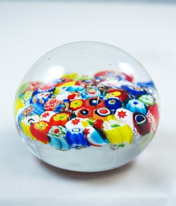 M Design Art Handcraft Colorful Sand Texture Egg Paperweight 01