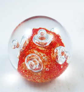 M Design Art Handcraft Autumn Spiral Ribbon Egg Paperweight