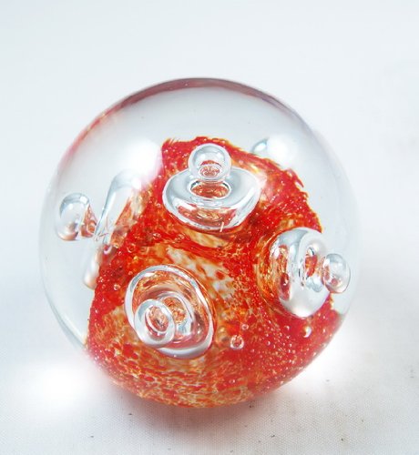 M Design Art Handcraft Autumn Spiral Ribbon Egg Paperweight